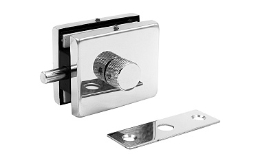 Защелка с ответной частью на стену и пол, полированная, вырез 17 t138 PSS купить в Москве