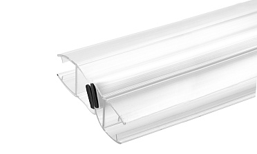 Комплект уплотнителей для стекла в душевую кабину (2 шт.), стекло-стекло 10 мм, с магнитом 135°, 2200 мм t228 купить в Москве