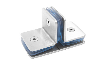 Коннектор для душевой кабины на 3 стекла шлифованный t727-2 SSS  купить в Москве