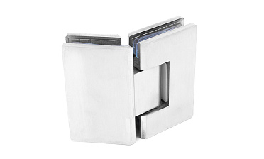 Петля для душевой кабины стекло-стекло 135° 90х55 мм AISI 304 шлифованная t302-2 SSS купить в Москве