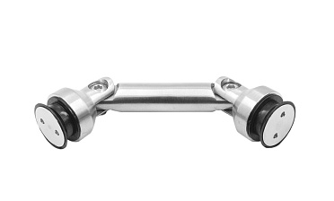 Крепление стекло-стекло, штанга 82 мм, под зенковку tt202-82 SSS купить в Москве