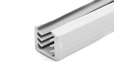 Уплотнитель в поручень с пазом 24х24 для стекла 10мм, EPDM СЕРЫЙ Фk312-G купить в Москве