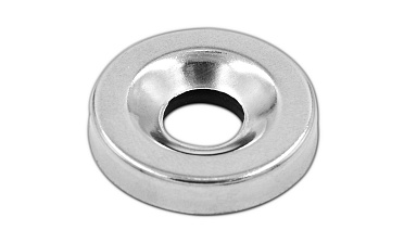 Шайба М8, штампованная, пластик, полированная, т=0.5мм, (AISI 304) k270-2 купить в Москве