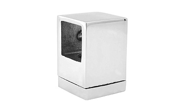 Ригеледержатель под квадратный ригель 15х15 мм, полированный, (AISI 304) k266-3 купить в Москве