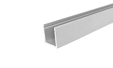 П-образный профиль 20 мм нижний, алюминиевый анодированный, длина 3000 мм т22 AL  купить в Москве