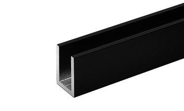 П-образный профиль 19x13, L=2200, алюминий ,черный t756 BL купить в Москве  П-образный профиль 19x13, L=2200, алюминий ,черный t756 BL купить в Москве