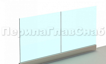 Ограждение без поручня на профиле купить в Москве