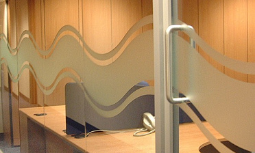 Cтеклянные перегородки - вариант 2 купить в Москве