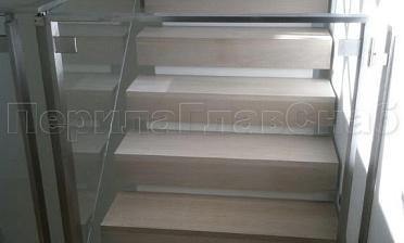 Зажимные одностворчатые калитки из нержавеющей стали со стеклом купить в Москве