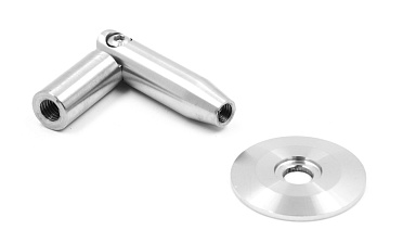 Крепление тяги к стене, шлифованная AISI 304 k621 купить в Москве