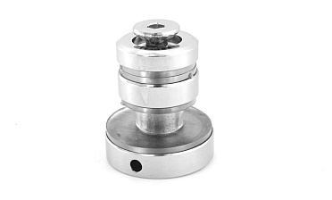 Крепление трека 30х10 к стеклу, AISI 304 полированная t449 PSS купить в Москве