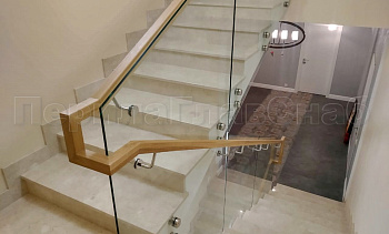 Цельностеклянные ограждения на несущем стекле в Москве. Готовые проекты ПерилаГлавСнаб