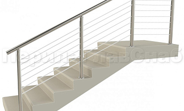 Заполнение из 7ми тросиков (тросик в оболочке) для крыльца купить в Москве