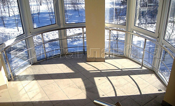 Ригельное ограждение для панорамных окон в Москве. Готовые проекты ПерилаГлавСнаб