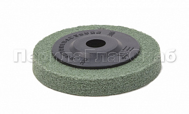 (Расходн.) круг абразивный из нетканого материала 100х12 мм, Grit 240-280 (на тарелке), зеленый k424-3 купить в Москве