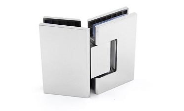 Петля для душевой кабины стекло-стекло 135° 90х55 мм AISI 304 полированная t302-2 PSS купить в Москве