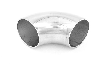 Отвод поручня под сварку Ø42.4 мм, 90°, полированный, (AISI 201) k346-3 купить в Москве