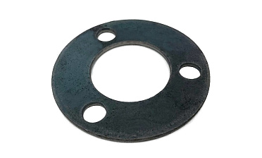 Фланец стойки 38/75 х 3 мм, 3 отв х М10 х 20, черный металл k116-38-3 купить в Москве