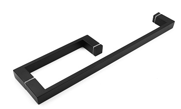 Ручка полотенцесушитель 25*10*200*450, черная t625 Bl купить в Москве