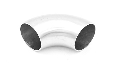 Отвод поручня под сварку Ø38.1х100х1.45мм, 90°, шлифованный, (AISI 304) k095-3 купить в Москве