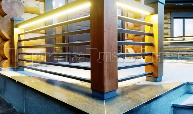 Балконы в частный дом  «Madison Park» в Москве. Готовые проекты ПерилаГлавСнаб