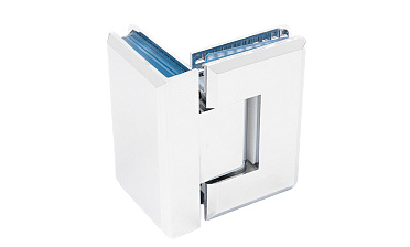 Петля для душевой кабины стекло-стекло 90° 90х55 мм полированный  t304 PSS купить в Москве