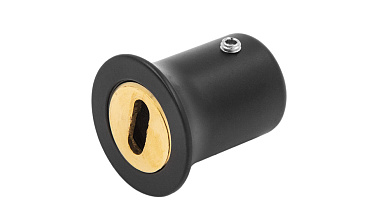  Соединитель стена-труба 19 мм, цинк, черный t907 BZn  купить в Москве