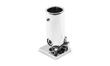 Соединитель труба-стена 19 мм, шарнирный, латунь, полированная t916 PС купить в Москве