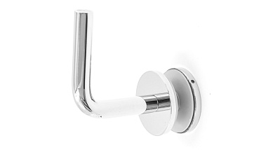 Держатель поручня на стекло 10-17 мм, полированный (AISI 304) k008 купить в Москве