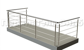 Балконные ограждения с ригельным заполнением в Москве. Готовые проекты ПерилаГлавСнаб