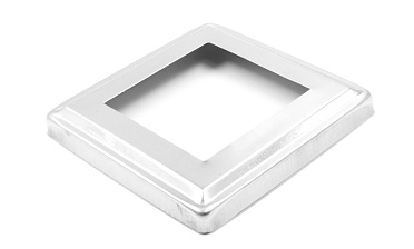 Низ стойки штампованный 135х135 мм, для трубы 81х81 мм, фигурный AISI 304 k376 купить в Москве