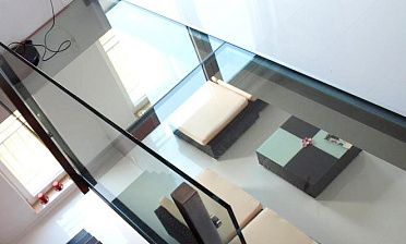 Сверхлегкое стеклянное перекрытие купить в Москве