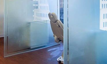 Стеклянные перегородки - вариант 6 купить в Москве