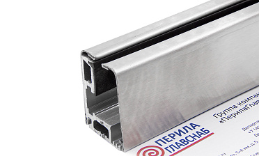 Комплект зажимного профиля для стекла 8-12 мм, шлифованный, L=3000 мм т40-2 SSS  купить в Москве