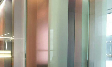 Перегородки в офис с подсветкой купить в Москве