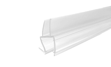 Уплотнитель для стекла в душевую кабину 10 мм, прозрачный, стена-стекло 2200 мм t226 купить в Москве