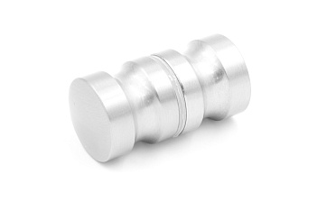 Дверная ручка "кноб", алюминий-хром, шлифованный t692 AL SSS купить в Москве