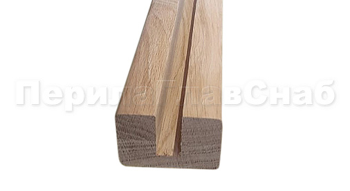 Поручень Дуб профильный  в Москве. Комплектующие для лестничных ограждений и перил ПерилаГлавСнаб