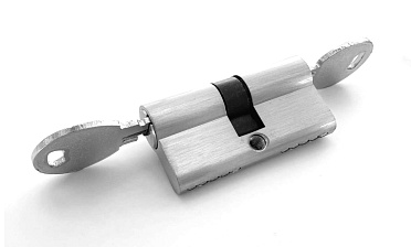 Личинка латунная 30х30мм для замка t155 ключ-ключ t155-101 SSS купить в Москве