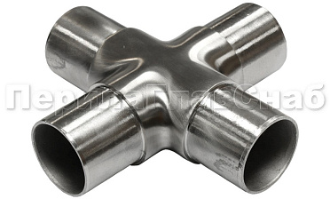 Соединение поручня Ø38.1 мм, крестовина (AISI 304) k360 купить в Москве