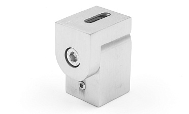 Держатель труба-стена, регулируемый, Ø19 мм, нерж., шлифованный t908 SSS купить в Москве