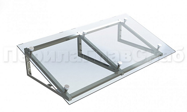 Козырек на треугольном скате на спайдерах купить в Москве