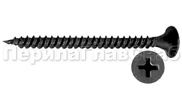 Саморез 3,5х15 д/гипсокартона черн. М-4099 купить в Москве