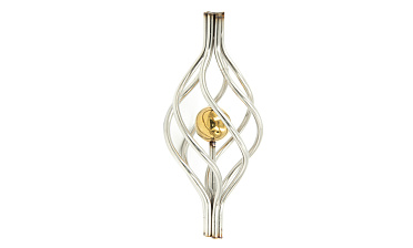 Декоративная вставка (корзинка) для стойки Ø25 мм, с золотым шаром k388-2 купить в Москве