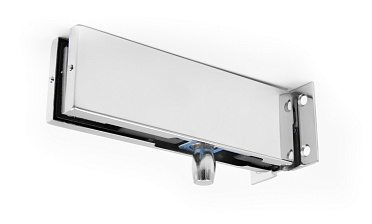 Фитинг на фрамугу с осью и монтажной пластиной, полированный t130 PSS купить в Москве