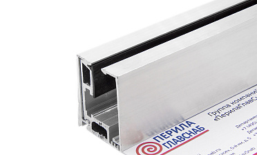 Комплект зажимного профиля для стекла 8-12 мм, неанодированный, L=3000 мм т40-4 AL купить в Москве