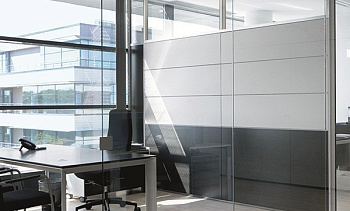 Стеклянные перегородки - вариант 7 в Москве. Готовые проекты ПерилаГлавСнаб