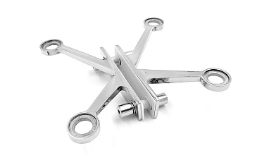 X-спайдер для установки на стеклянное ребро AISI 304 k290-X купить в Москве