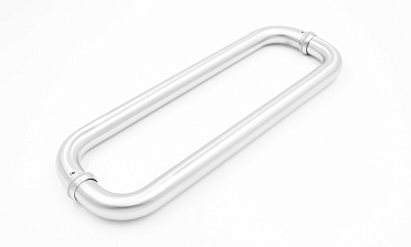 Ручка двухсторонняя для стекла 8-12 мм, 25х350 мм, шлифованная t627-25-350 SSS купить в Москве