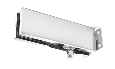 Фитинг на фрамугу с осью и монтажной пластиной, шлифованный t130 SSS купить в Москве